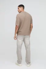 پولوشرت اورجینال بوهومن مدل Basket Knitted Polo - تصویر 8
