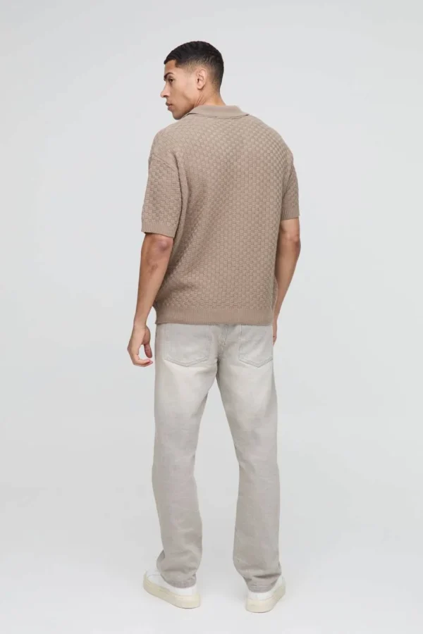 پولوشرت اورجینال بوهومن مدل Basket Knitted Polo - تصویر 8