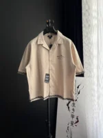 پیراهن لینن اورجینال BoohooMAN مدل Boxy Oversized - تصویر 3