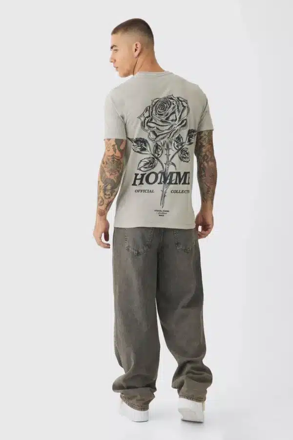 تیشرت اورجینال مدل Slim Fit از برند BoohooMAN تصویر 2