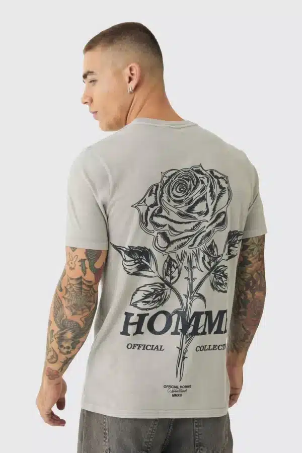 تیشرت اورجینال مدل Slim Fit از برند BoohooMAN تصویر 3