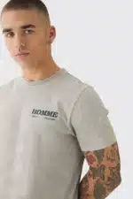 تیشرت اورجینال مدل Slim Fit از برند BoohooMAN تصویر 4