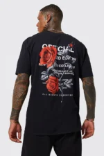 تیشرت اورجینال BoohooMAN مدل Eazy-E Oversized - تصویر 5