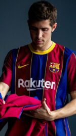 تیشرت ورزشی بارسلونا نایک فصل ۲۰۲۰/۲۰۲۱ | Nike FC Barcelona Stadium Home Jersey - تصویر 7