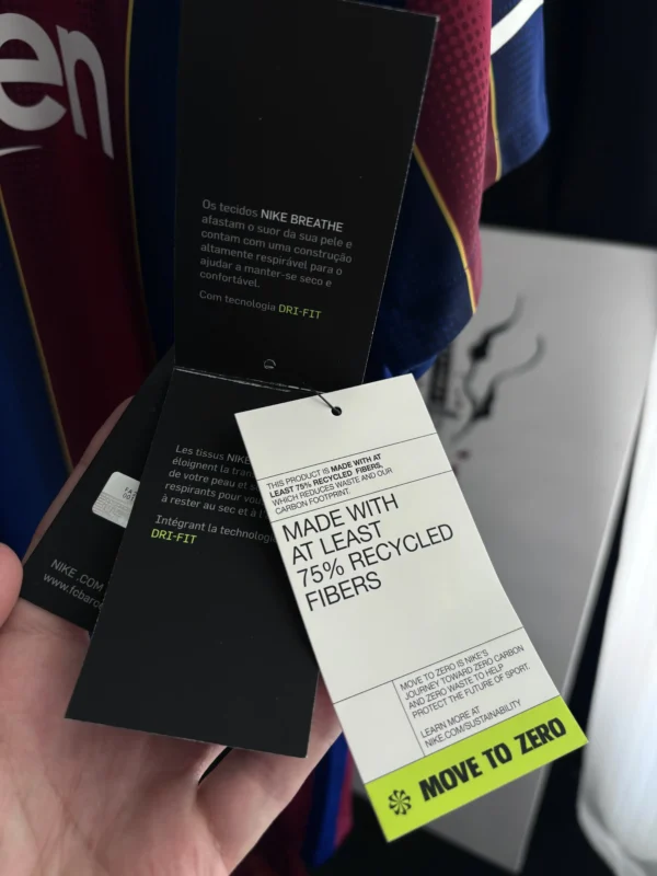 تیشرت ورزشی بارسلونا نایک فصل ۲۰۲۰/۲۰۲۱ | Nike FC Barcelona Stadium Home Jersey - تصویر 9