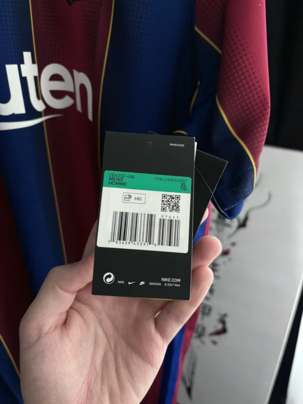 تیشرت ورزشی بارسلونا نایک فصل ۲۰۲۰/۲۰۲۱ | Nike FC Barcelona Stadium Home Jersey - تصویر 5