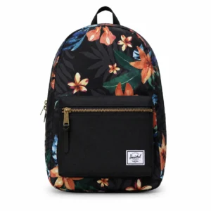 کوله پشتی Herschel اورجینال طرح Summer Floral Black با طراحی گل‌دار و جنس Polyester Ripstop