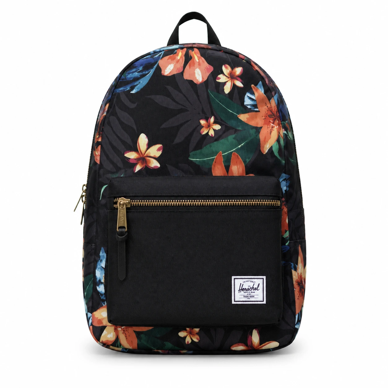 img_8343{size کوله پشتی Herschel اورجینال طرح Summer Floral Black با طراحی گلدار و جنس Polyester Ripstop