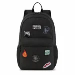 کوله پشتی PUMA Patch اورجینال مشکی با محفظه لپ تاپ و طراحی روزمره