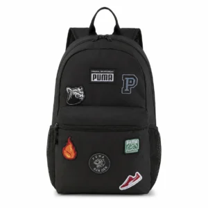 کوله پشتی PUMA Patch اورجینال مشکی با محفظه لپ تاپ و طراحی روزمره