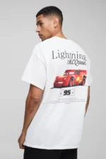 تیشرت اورجینال BoohooMAN مدل Cars Oversized 7
