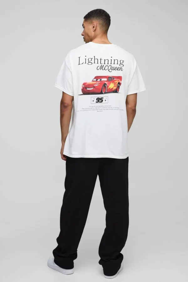 تیشرت اورجینال BoohooMAN مدل Cars Oversized 9